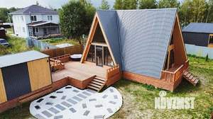 Дом 65м², 1-этажный, посуточно,