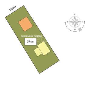Дом 110м², 1-этажный, участок 10 сот.