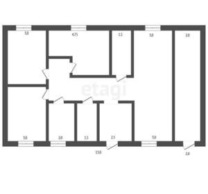 Дом 150м², 1-этажный, участок 8 сот.