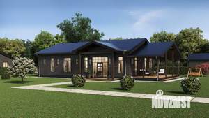 Коттедж 175м², 2-этажный, участок 10 сот.