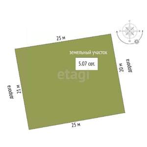 Дача 57м², 2-этажный, участок 5 сот.