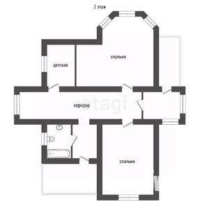 Дом 200м², 2-этажный, участок 10 сот.