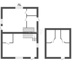 Дом 183м², 2-этажный, участок 6 сот.