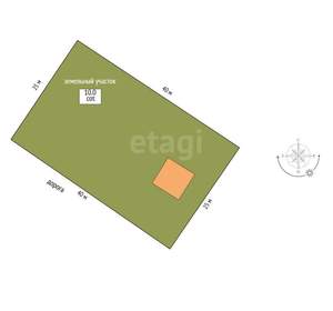 Дом 80м², 2-этажный, участок 10 сот.