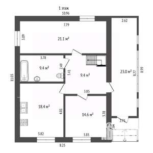 Дом 184м², 2-этажный, участок 20 сот.