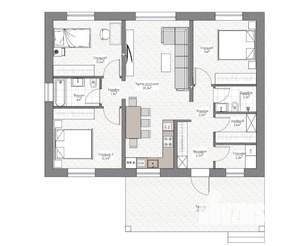 Дом 110м², 1-этажный, участок 6 сот.