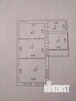Дом 47м², 1-этажный, участок 4 сот.