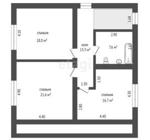 Дом 185м², 3-этажный, участок 15 сот.