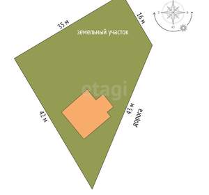 Дом 83м², 1-этажный, участок 10 сот.