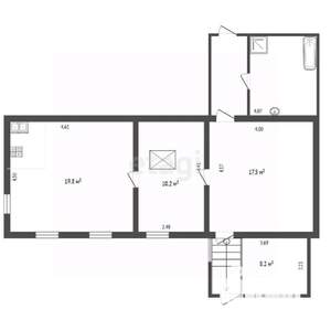 Дом 60м², 1-этажный, участок 19 сот.