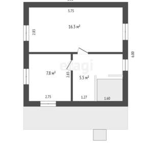 Дача 78м², 2-этажный, участок 6 сот.