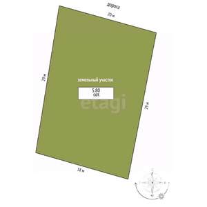 Дом 10м², 1-этажный, участок 6 сот.