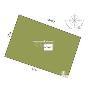 Дача 60м², 2-этажный, участок 6 сот.  