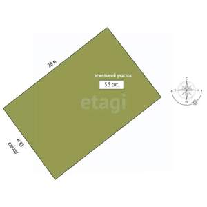 Дом 10м², 1-этажный, участок 6 сот.  