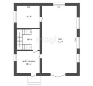 Дом 300м², 3-этажный, участок 10 сот.  