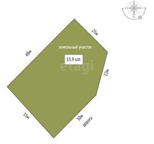 Дом 67м², 2-этажный, участок 16 сот.  