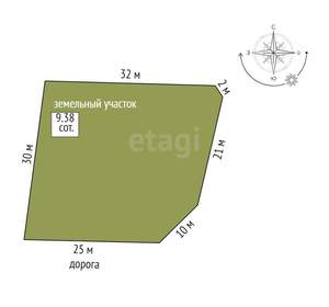 Дача 28м², 2-этажный, участок 10 сот.  