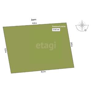 Дом 200м&sup2;, 1-этажный, участок 13 сот.  