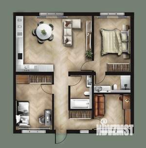 Дом 100м², 1-этажный, участок 5 сот.  