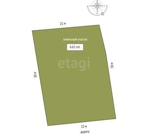Дом 40м², 2-этажный, участок 7 сот.  