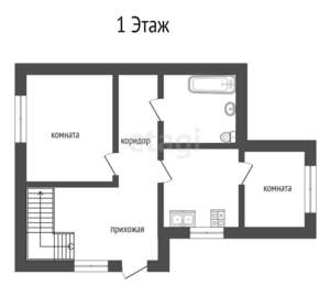 Дом 106м², 2-этажный, участок 3 сот.  