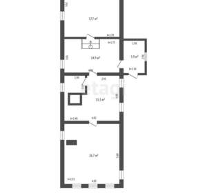 Дом 45м², 1-этажный, участок 37 сот.  