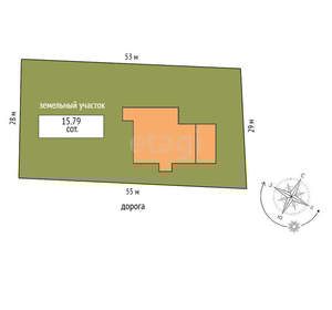 Дом 600м², 3-этажный, участок 16 сот.  
