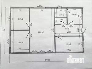 Дом 90м&sup2;, 1-этажный, участок 6 сот.  