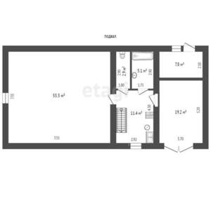 Дом 120м², 1-этажный, участок 10 сот.  