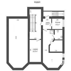 Дом 260м², 2-этажный, участок 14 сот.  