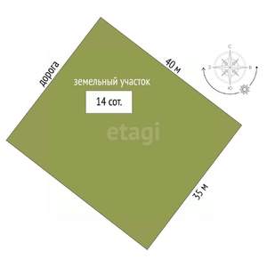 Дом 115м&sup2;, 2-этажный, участок 14 сот.  