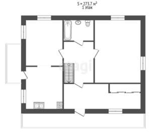 Дом 274м², 2-этажный, участок 12 сот.  