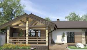 Дом 54м², 1-этажный, участок 12 сот.  