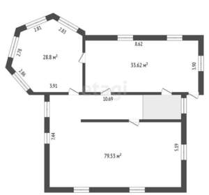 Дом 285м², 2-этажный, участок 7 сот.  