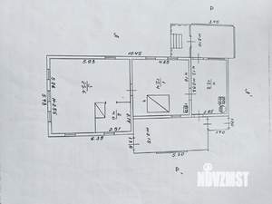 Дом 57м&sup2;, 1-этажный, участок 1 сот.  