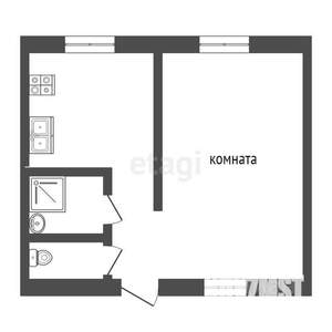 Дом 34м², 1-этажный, участок 4 сот.  