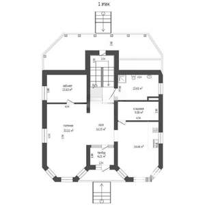 Дом 260м², 2-этажный, участок 14 сот.  