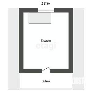Дом 48м², 2-этажный, участок 10 сот.  