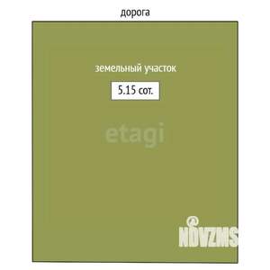 Дом 57м², 2-этажный, участок 5 сот.  