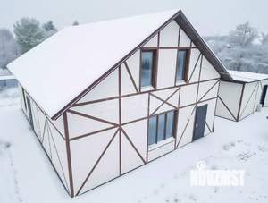 Дом 183м&sup2;, 2-этажный, участок 6 сот.  