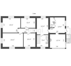 Дом 120м², 1-этажный, участок 10 сот.  