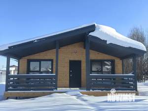 Дом 80м&sup2;, 1-этажный, участок 10 сот.  