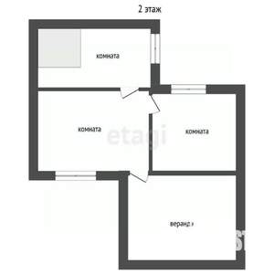 Дом 98м&sup2;, 2-этажный, участок 3 сот.  