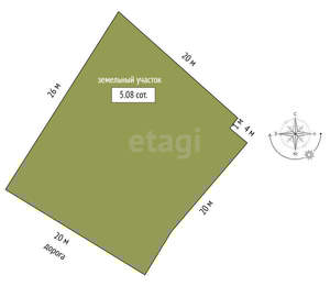 Дом 150м&sup2;, 2-этажный, участок 5 сот.  