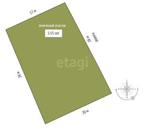 Дом 150м², 1-этажный, участок 5 сот.  