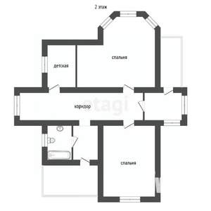 Дом 200м&sup2;, 2-этажный, участок 10 сот.  