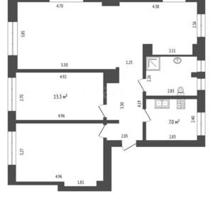 3-к квартира, вторичка, 87м2, 3/4 этаж