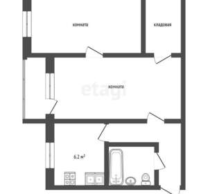 2-к квартира, вторичка, 44м2, 5/5 этаж