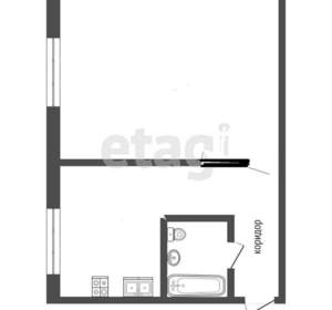 1-к квартира, вторичка, 32м2, 3/5 этаж