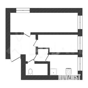 2-к квартира, вторичка, 43м2, 4/5 этаж